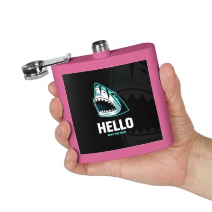 Shark-Themed Stainless Steel Flask | Funny Gift for Groomsmen, Tailgating, Camping, Adventure, Personal Use - Image 36