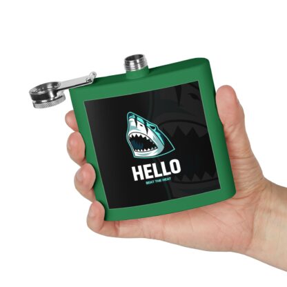 Shark-Themed Stainless Steel Flask | Funny Gift for Groomsmen, Tailgating, Camping, Adventure, Personal Use - Image 16