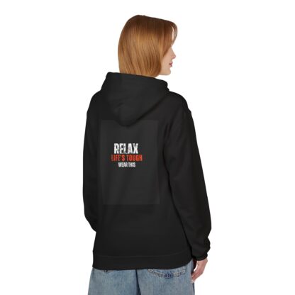 Casual Fleece Hoodie, Funny Hoodie, Gift for Friends, Relaxation Apparel, Everyday Comfort Wear, Unisex Hoodie - Image 4