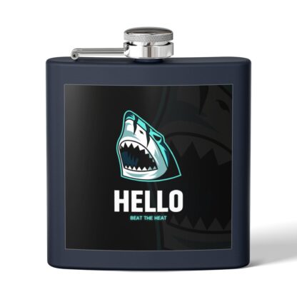 Shark-Themed Stainless Steel Flask | Funny Gift for Groomsmen, Tailgating, Camping, Adventure, Personal Use - Image 25