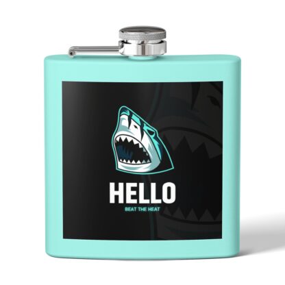 Shark-Themed Stainless Steel Flask | Funny Gift for Groomsmen, Tailgating, Camping, Adventure, Personal Use - Image 17