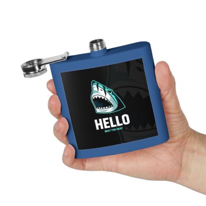 Shark-Themed Stainless Steel Flask | Funny Gift for Groomsmen, Tailgating, Camping, Adventure, Personal Use - Image 24