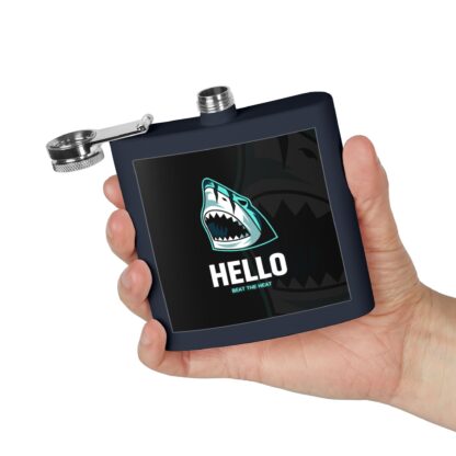 Shark-Themed Stainless Steel Flask | Funny Gift for Groomsmen, Tailgating, Camping, Adventure, Personal Use - Image 28