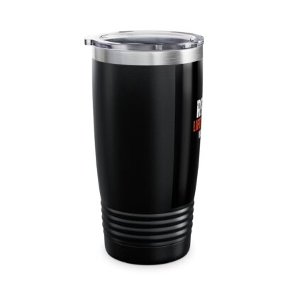 Relaxing Life's Tough Tumbler, 20oz Insulated Travel Mug, Gift for Coffee Lovers, Motivation Mug, Perfect for Everyday Use - Image 2