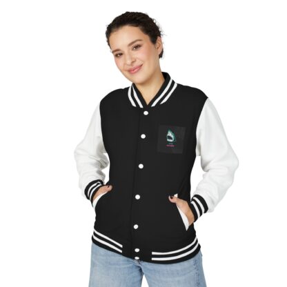 Unisex Heavyweight Letterman Jacket with Retro Vibe, College Style, Casual Wear, Sports Events, Gift for Students, Team Spirit Apparel - Image 3