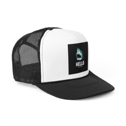 Funny Hello Trucker Cap, Cool Cap, Gift for Him, Funny Hat, Summer Accessory, Unique Men’s Headwear - Image 2
