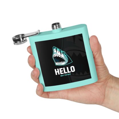 Shark-Themed Stainless Steel Flask | Funny Gift for Groomsmen, Tailgating, Camping, Adventure, Personal Use - Image 20